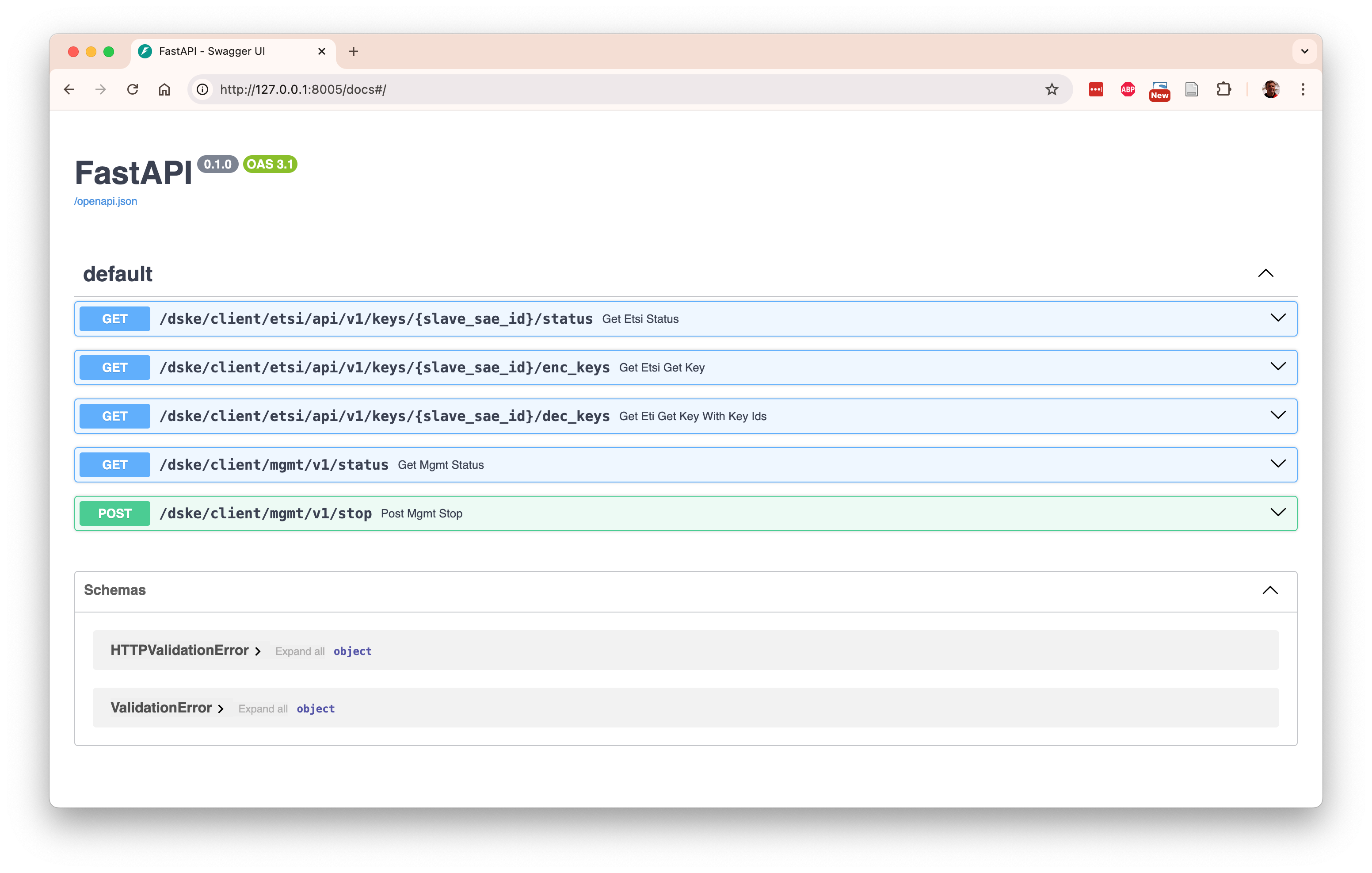 Client REST API documentation