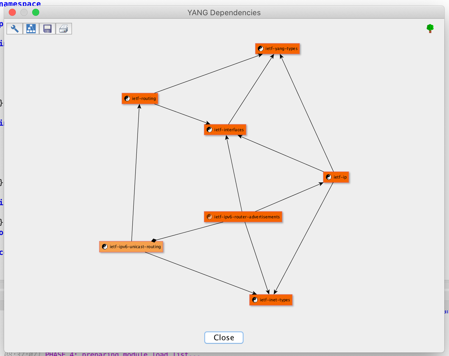 MG-SOFT YANG Explorer - dependencies
