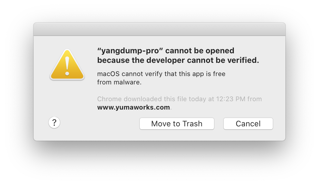 YumaPro Client Execute Error 1