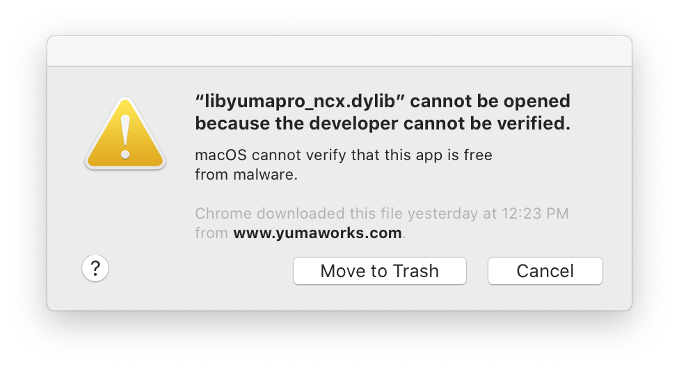 YumaPro Client Execute Error 3