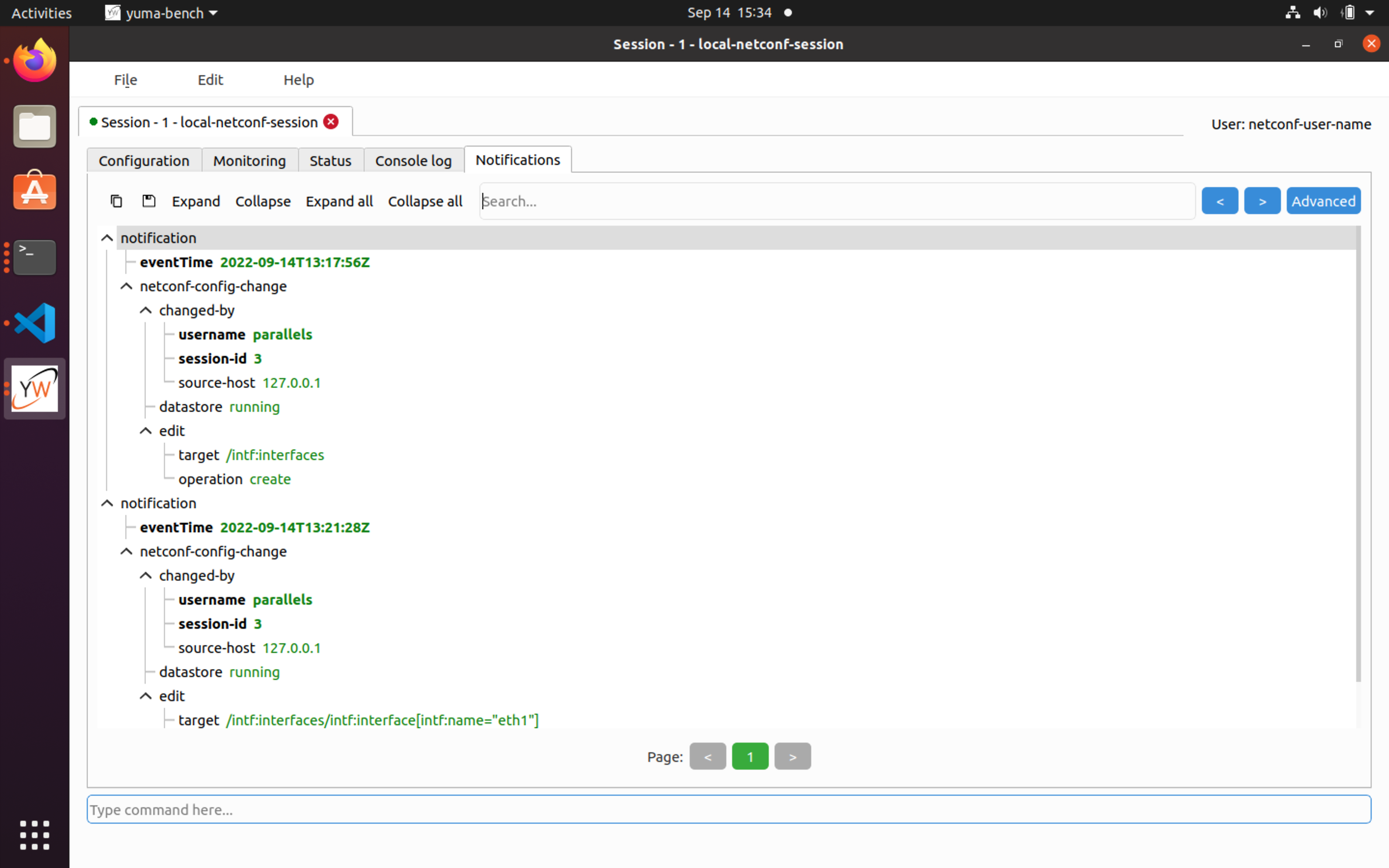 YumaBench notifications
